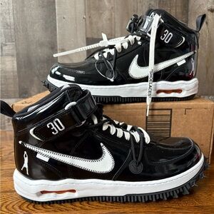 Nike x Off-White Air Force 1 Mid SP ‘Sheed’ Black Men’s Size 12 DR0500-001